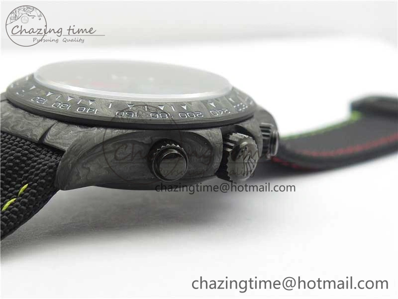 Daytona DIW Carbon OMF Best Edition Black Colorful Dial on Black Nylon Strap A4130