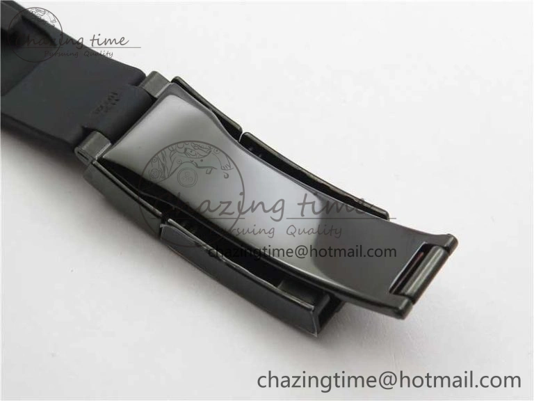 Daytona DIW Carbon OMF Best Edition Black Dial Numbers Markers on Black Rubber Strap A4130