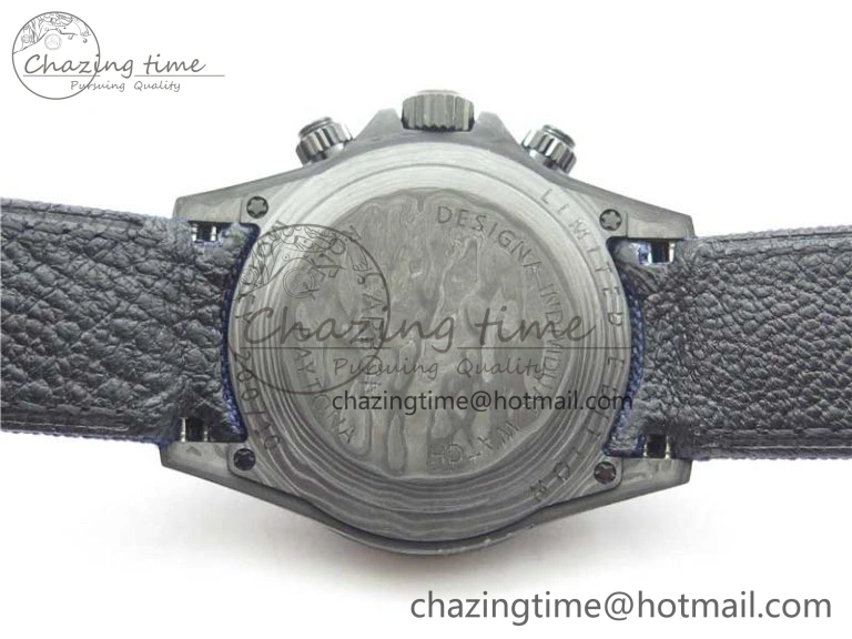 Daytona DIW Carbon OMF Best Edition Black Dial on Deep Blue Nylon Strap A4130