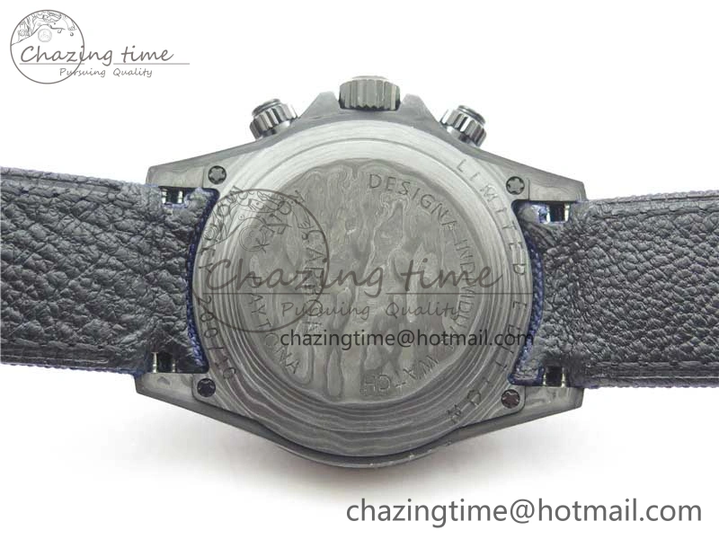Daytona DIW Carbon OMF Best Edition Black Dial on Deep Blue Nylon Strap A4130