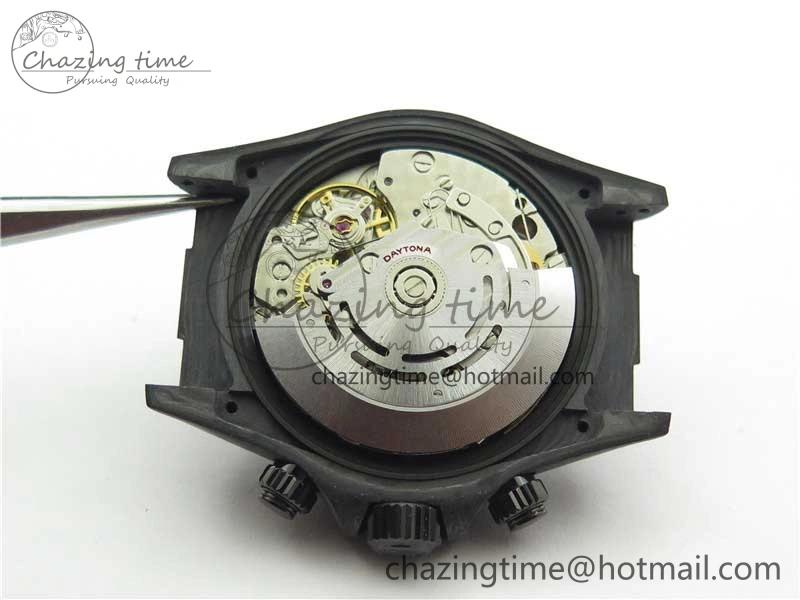 Daytona DIW Carbon OMF Best Edition Black Dial on Deep Blue Nylon Strap A4130