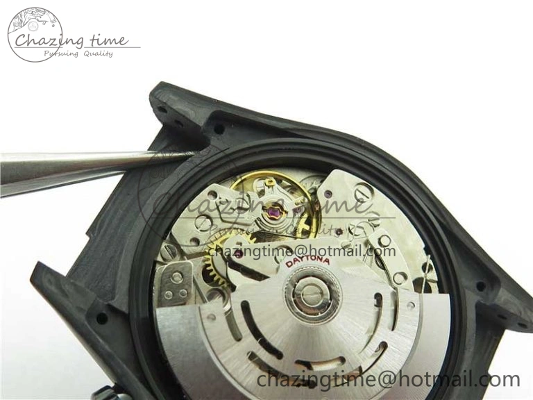 Daytona DIW Carbon OMF Best Edition Black Dial on Deep Blue Nylon Strap A4130