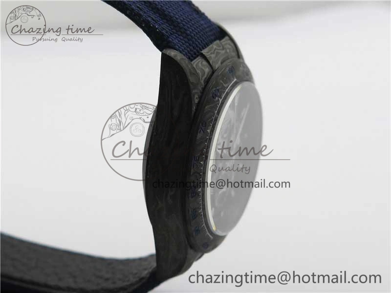 Daytona DIW Carbon OMF Best Edition Black Dial on Deep Blue Nylon Strap A4130