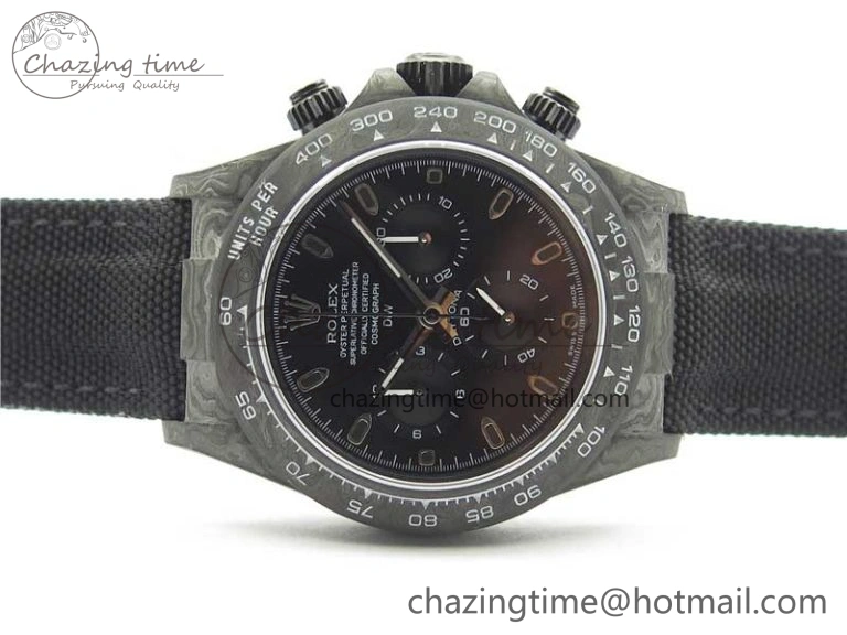 Daytona DIW Carbon OMF Best Edition Black Black Dial on Black Nylon Strap A4130