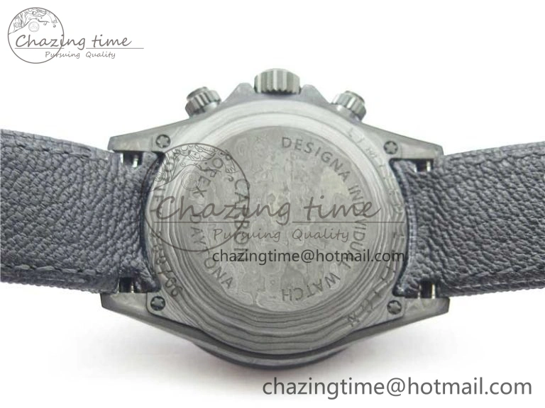 Daytona DIW Carbon OMF Best Edition Black White Dial on Black Nylon Strap A4130