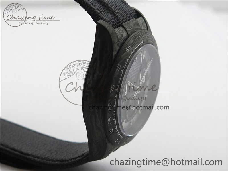 Daytona DIW Carbon OMF Best Edition Black White Dial on Black Nylon Strap A4130