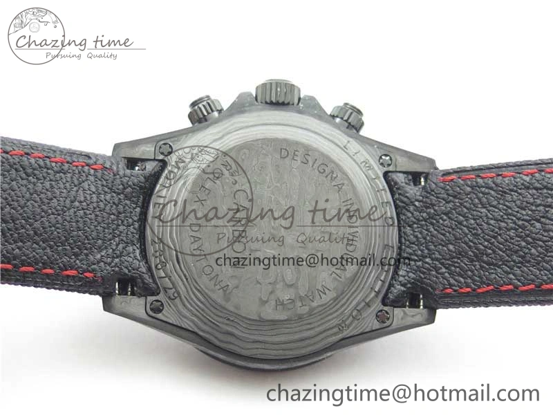 Daytona DIW Carbon OMF Best Edition Carbon Black Dial Red Hand on Black Nylon Strap A4130
