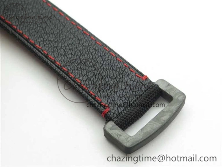 Daytona DIW Carbon OMF Best Edition Carbon Black Dial Red Hand on Black Nylon Strap A4130