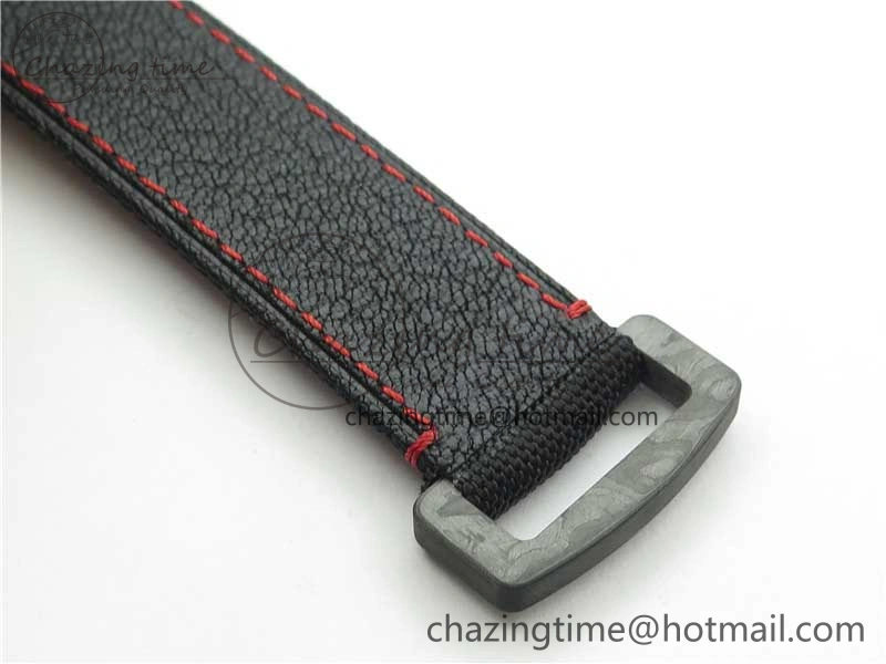 Daytona DIW Carbon OMF Best Edition Carbon Black Dial Red Hand on Black Nylon Strap A4130