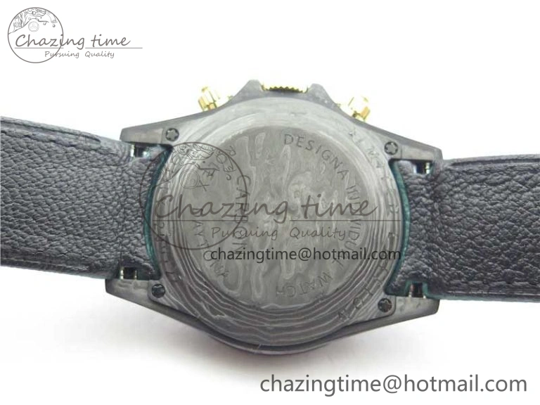 Daytona DIW Carbon OMF Best Edition Carbon Black Dial on Green Nylon Strap A4130