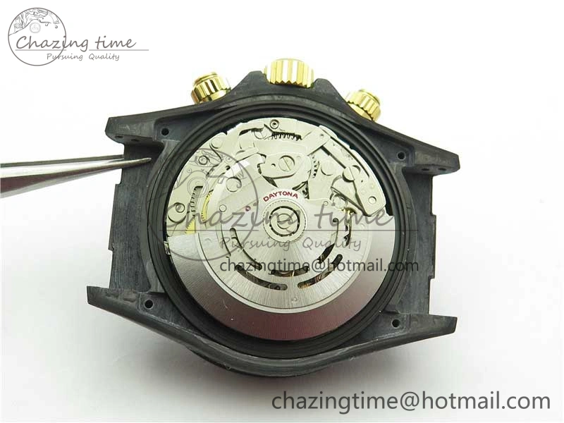 Daytona DIW Carbon OMF Best Edition Carbon Black Dial on Green Nylon Strap A4130
