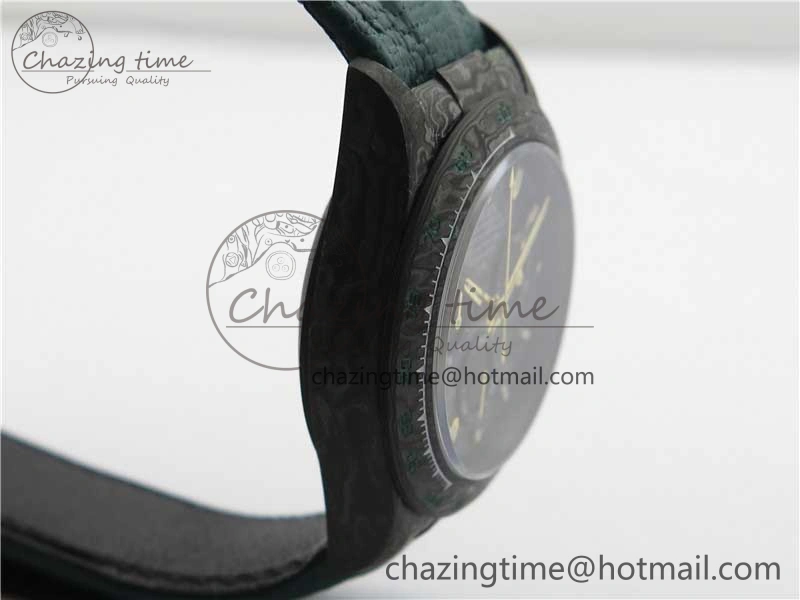 Daytona DIW Carbon OMF Best Edition Carbon Black Dial on Green Nylon Strap A4130
