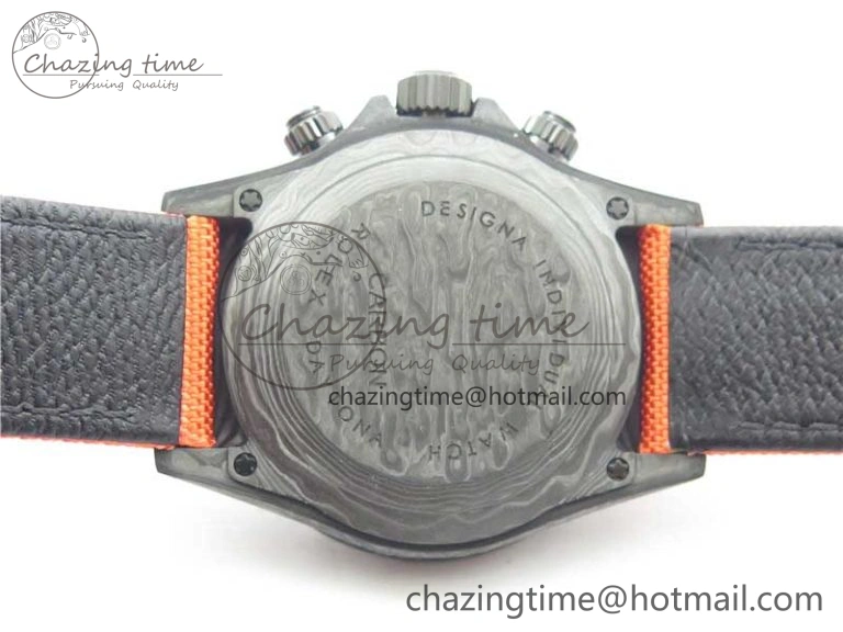 Daytona DIW Carbon OMF Best Edition Carbon Orange Dial on Orange Nylon Strap A4130