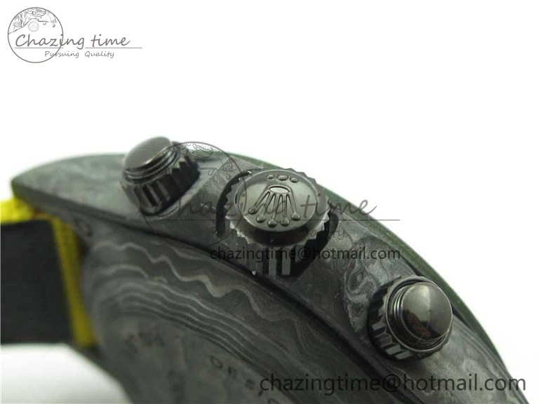 Daytona DIW Carbon OMF Best Edition Carbon Yellow Dial on Yellow Nylon Strap A4130