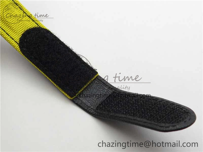 Daytona DIW Carbon OMF Best Edition Carbon Yellow Dial on Yellow Nylon Strap A4130