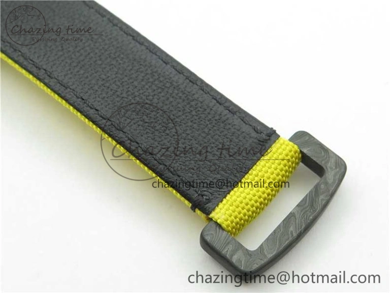 Daytona DIW Carbon OMF Best Edition Carbon Yellow Dial on Yellow Nylon Strap A4130