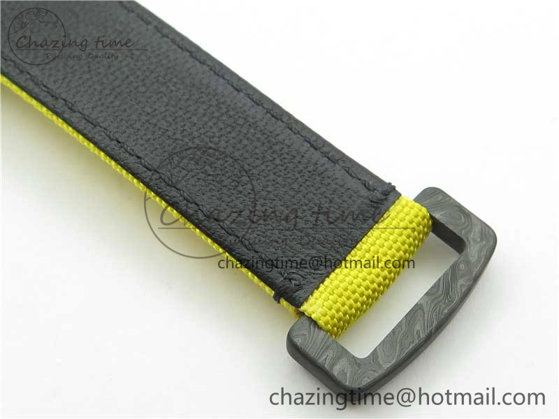Daytona DIW Carbon OMF Best Edition Carbon Yellow Dial on Yellow Nylon Strap A4130