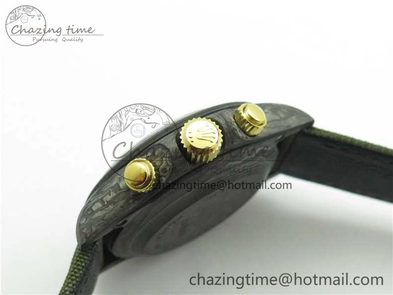 Daytona DIW Carbon OMF Best Edition Green Dial on Deep Green Nylon Strap A4130