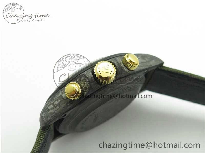 Daytona DIW Carbon OMF Best Edition Green Dial on Deep Green Nylon Strap A4130