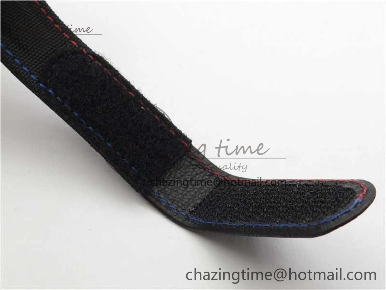 Daytona DIW Carbon OMF Best Edition Red Blue Dial Blue Hand on Black Nylon Strap A4130