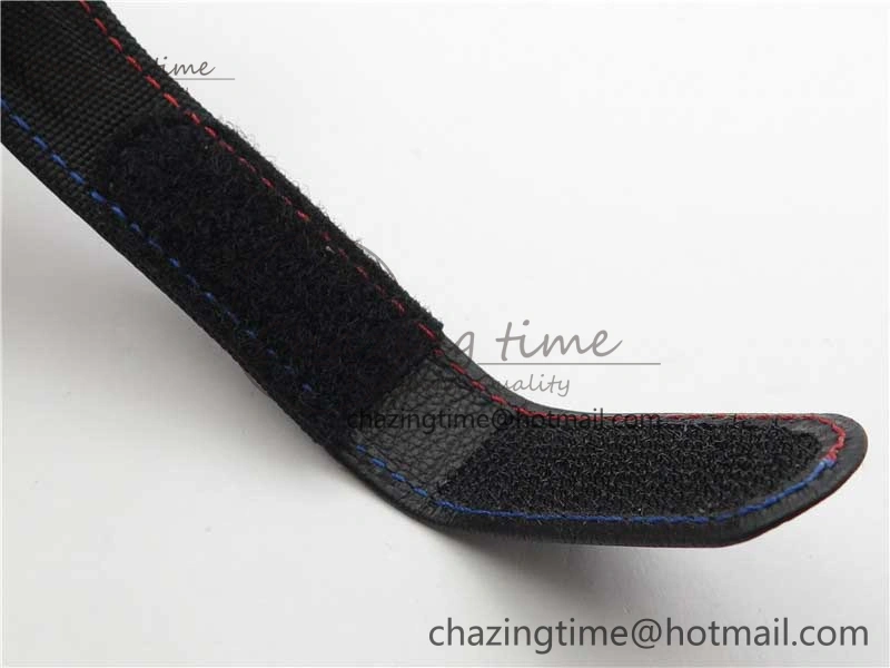 Daytona DIW Carbon OMF Best Edition Red Blue Dial Blue Hand on Black Nylon Strap A4130