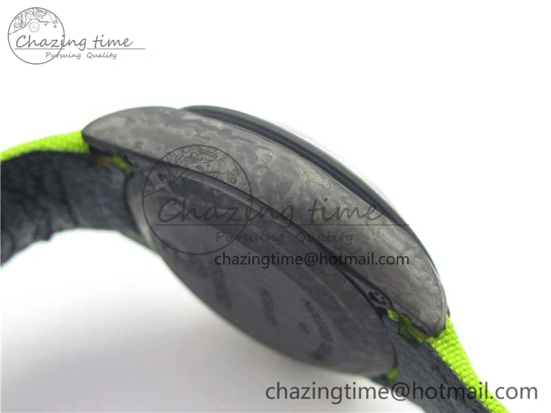 Daytona DIW Carbon V2 WWF Best Edition Black Green Dial On Green Nylon Strap A7750