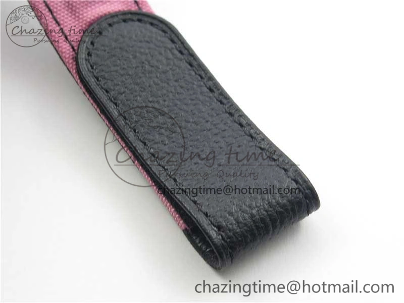 Daytona DIW Carbon V2 WWF Best Edition Black Pink Dial On Pink Nylon Strap A7750