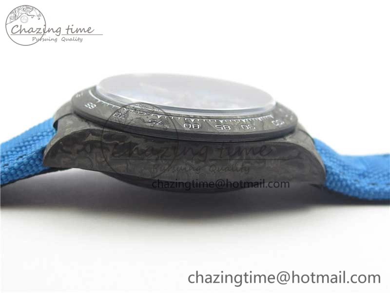 Daytona DIW Carbon V2 WWF Best Edition Blue Dial On Blue Nylon Strap A7750