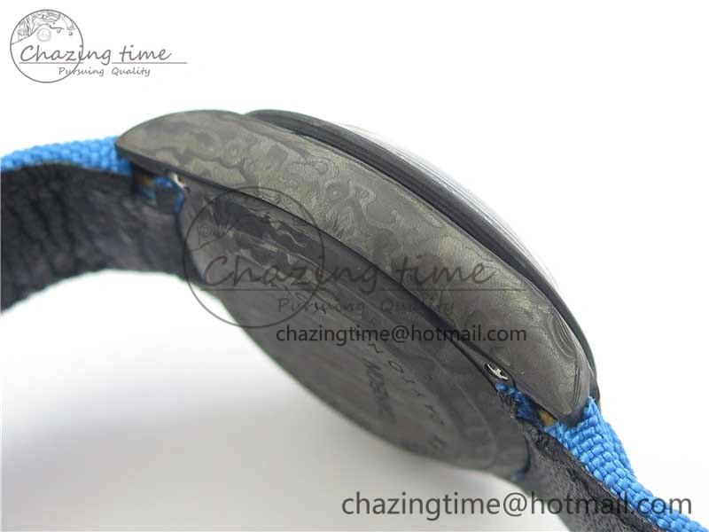 Daytona DIW Carbon V2 WWF Best Edition Camouflage Blue Dial On Blue Nylon Strap A7750