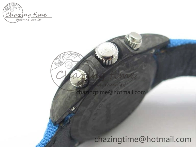 Daytona DIW Carbon V2 WWF Best Edition Camouflage Blue Dial On Blue Nylon Strap A7750