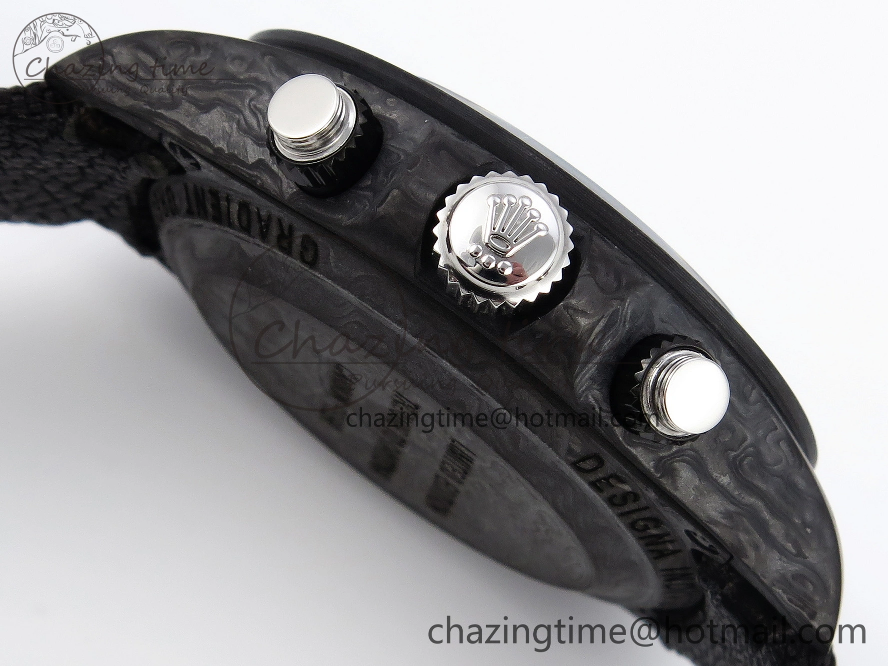 Daytona DIW Carbon SS Case and Bezel DIWF Edition Green Dial on Black Nylon Strap A7750