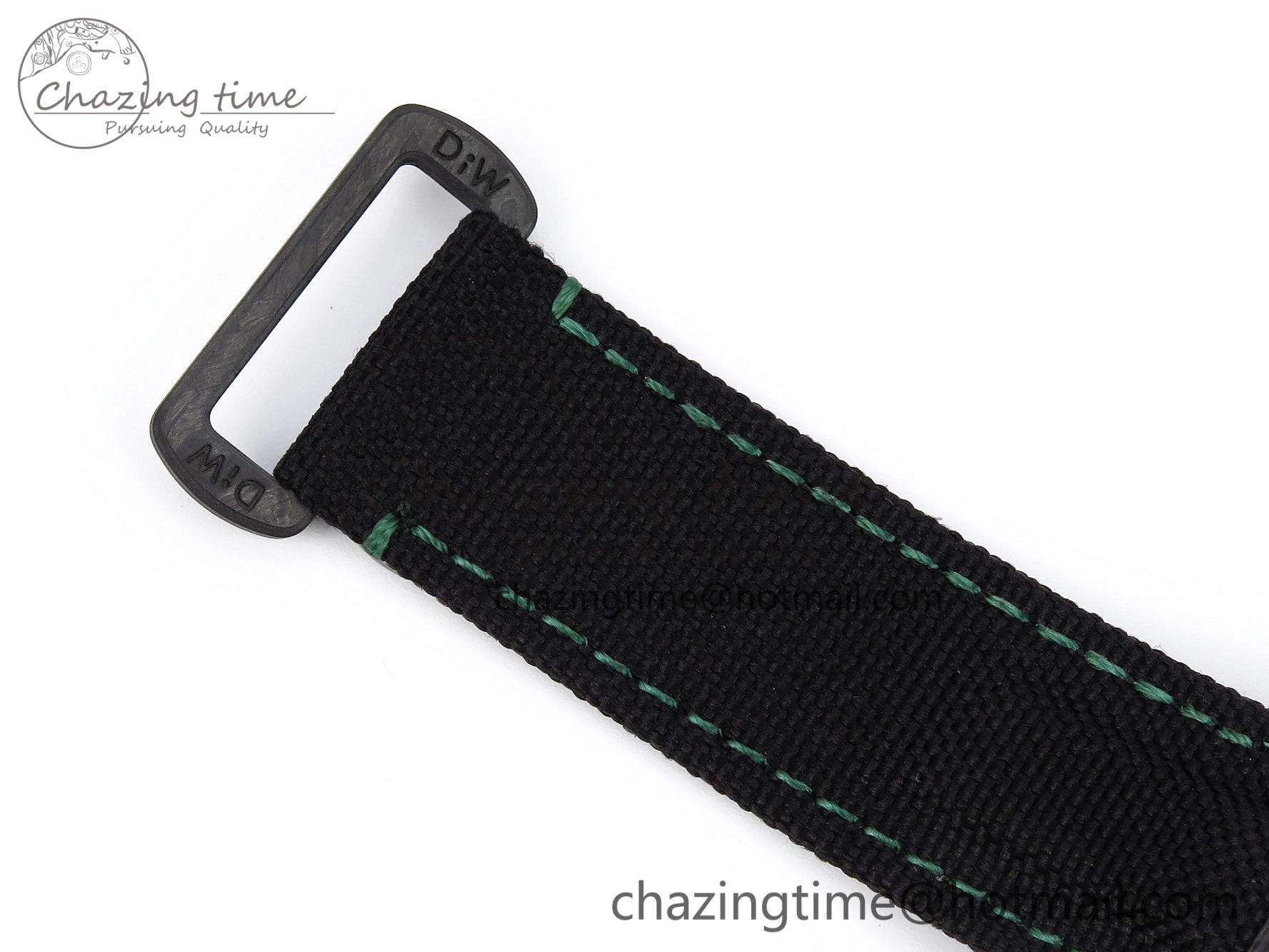Daytona DIW Carbon SS Case and Bezel DIWF Edition Green Dial on Black Nylon Strap A7750