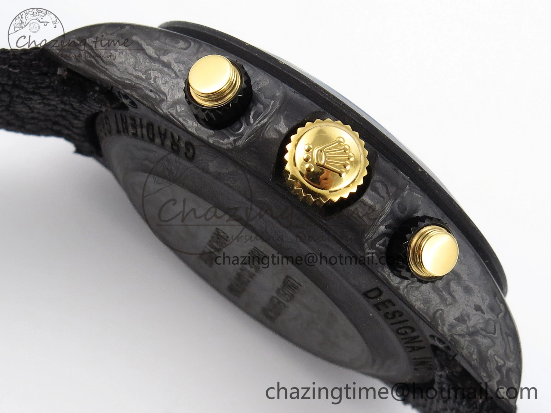 Daytona DIW Carbon YG Case and Bezel DIWF Edition Green Dial on Black Nylon Strap A7750