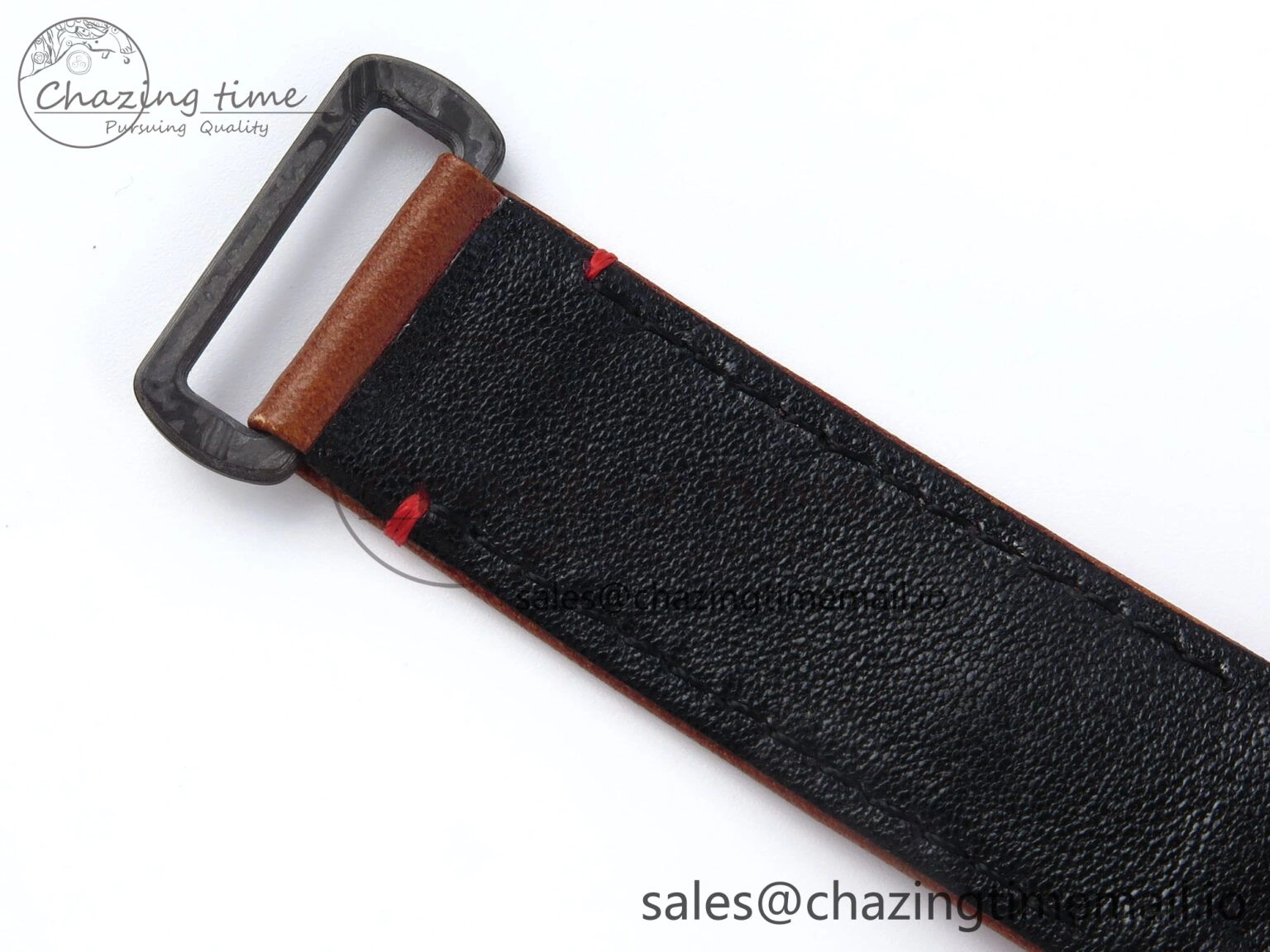Daytona DIW Red Carbon DIWF Best Edition Brown White Dial on Brown Leather Strap DD4801