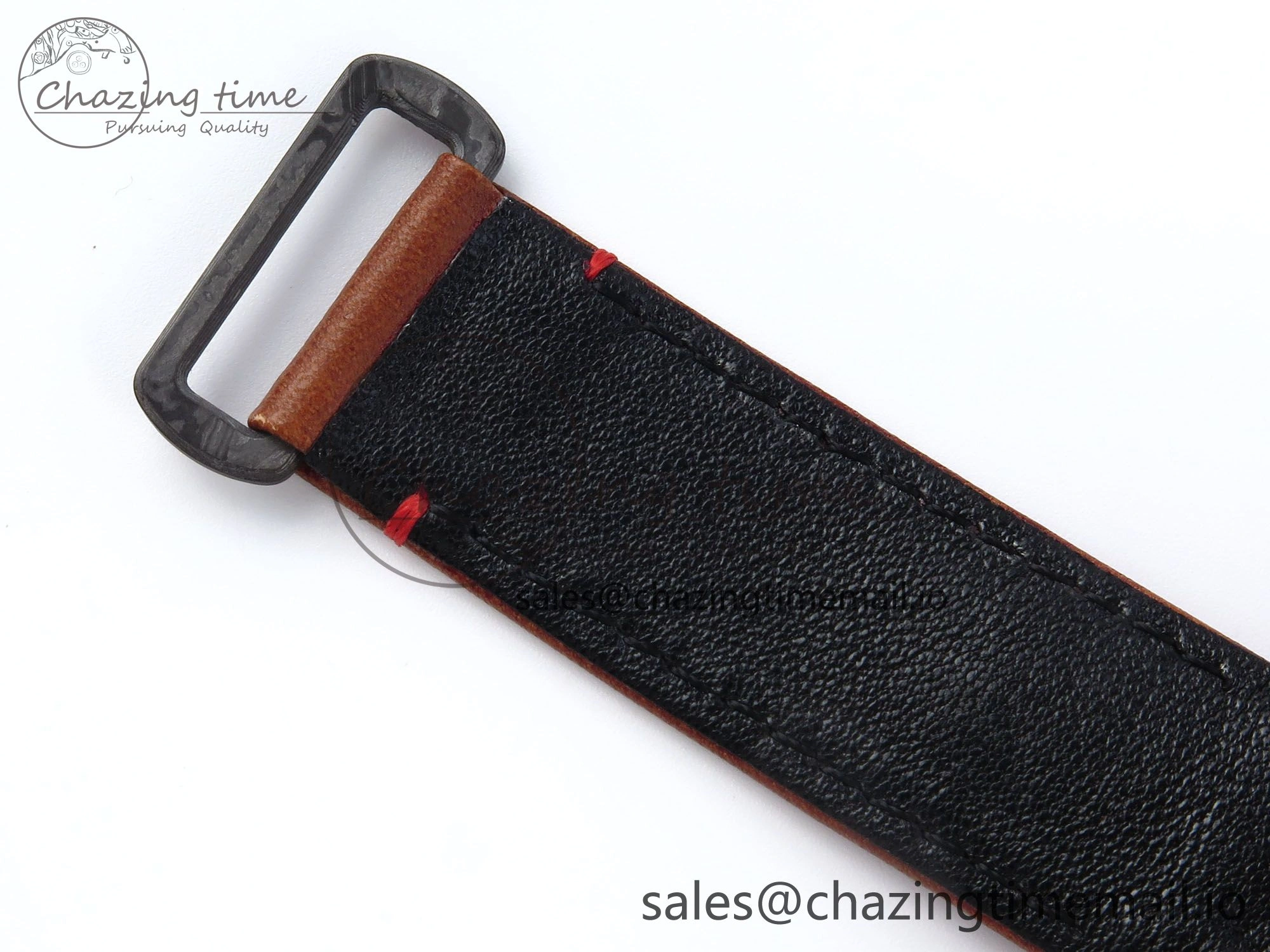 Daytona DIW Red Carbon DIWF Best Edition Brown White Dial on Brown Leather Strap DD4801