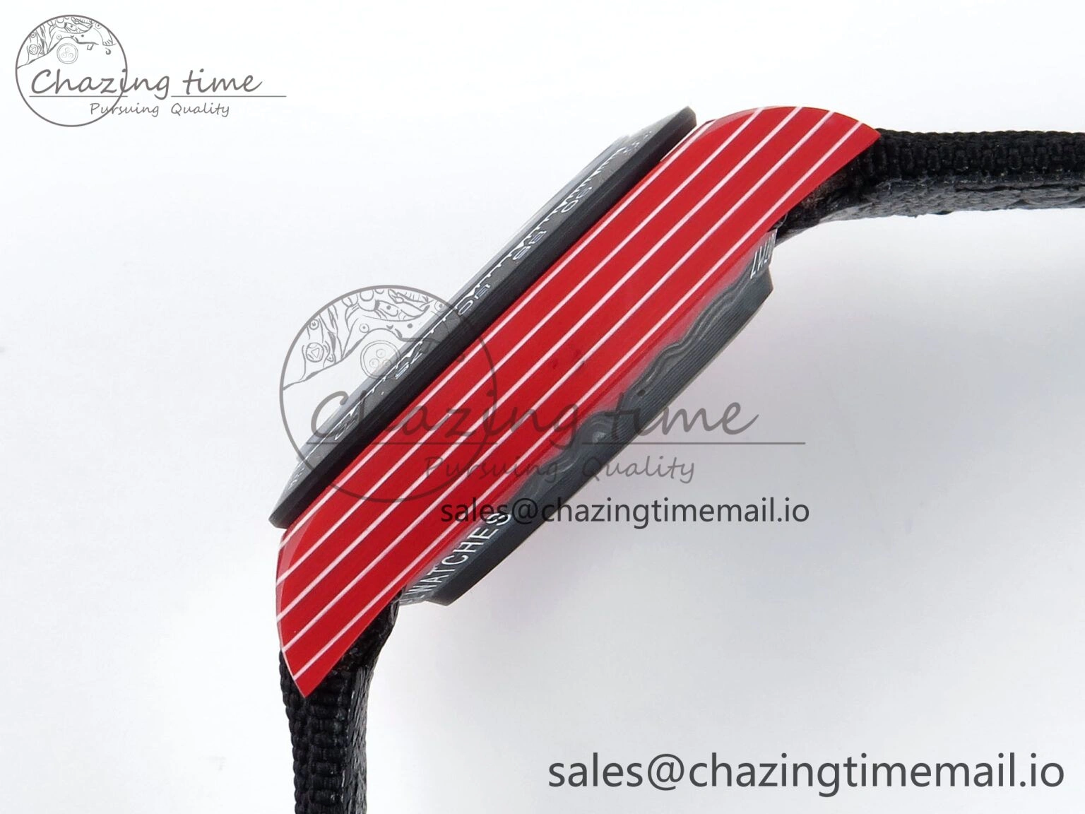Daytona DIW Red Carbon KALA DIWF Best Edition Red White Dial on Black Nylon Strap SH4130