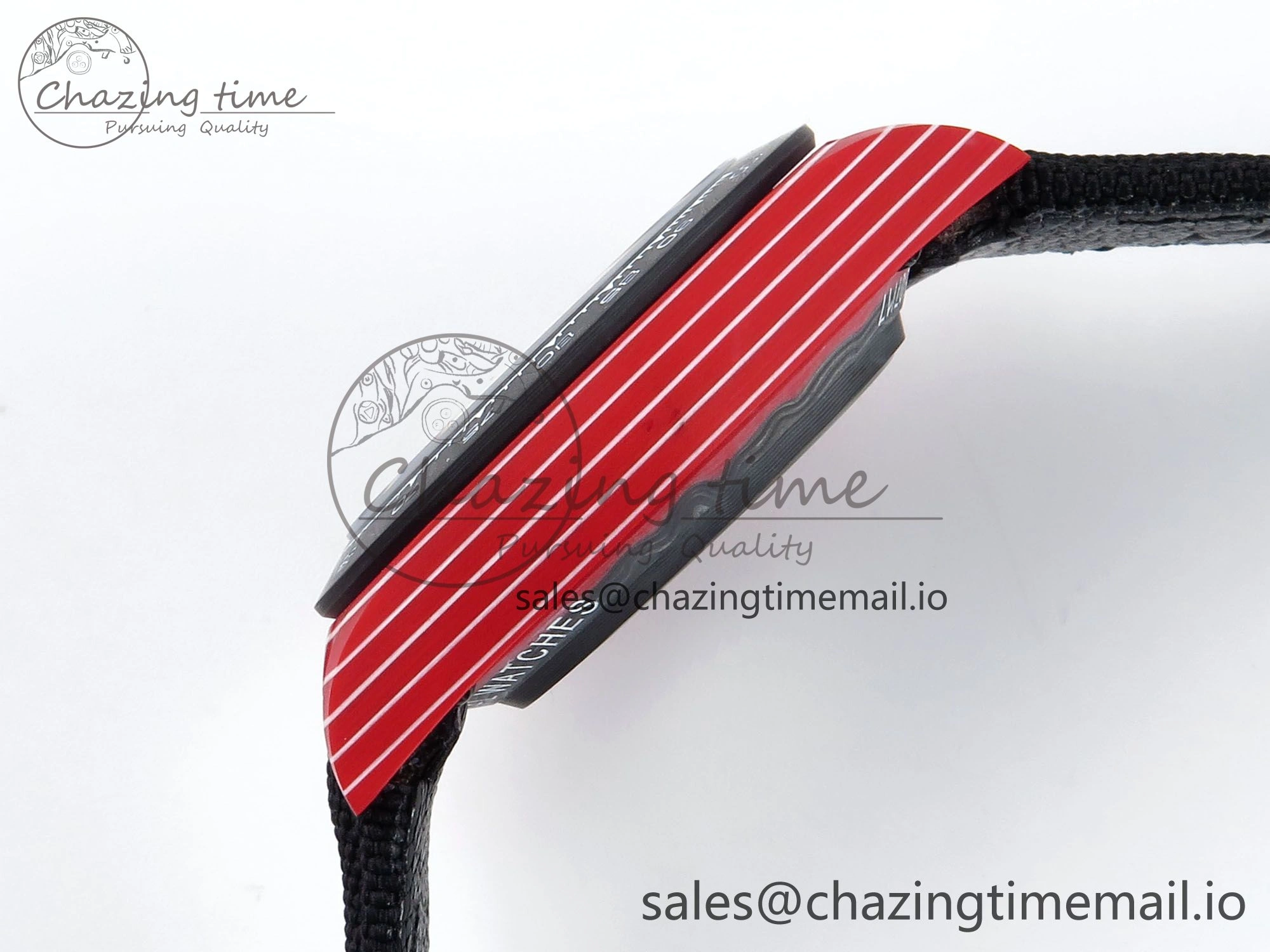 Daytona DIW Red Carbon KALA DIWF Best Edition Red White Dial on Black Nylon Strap SH4130