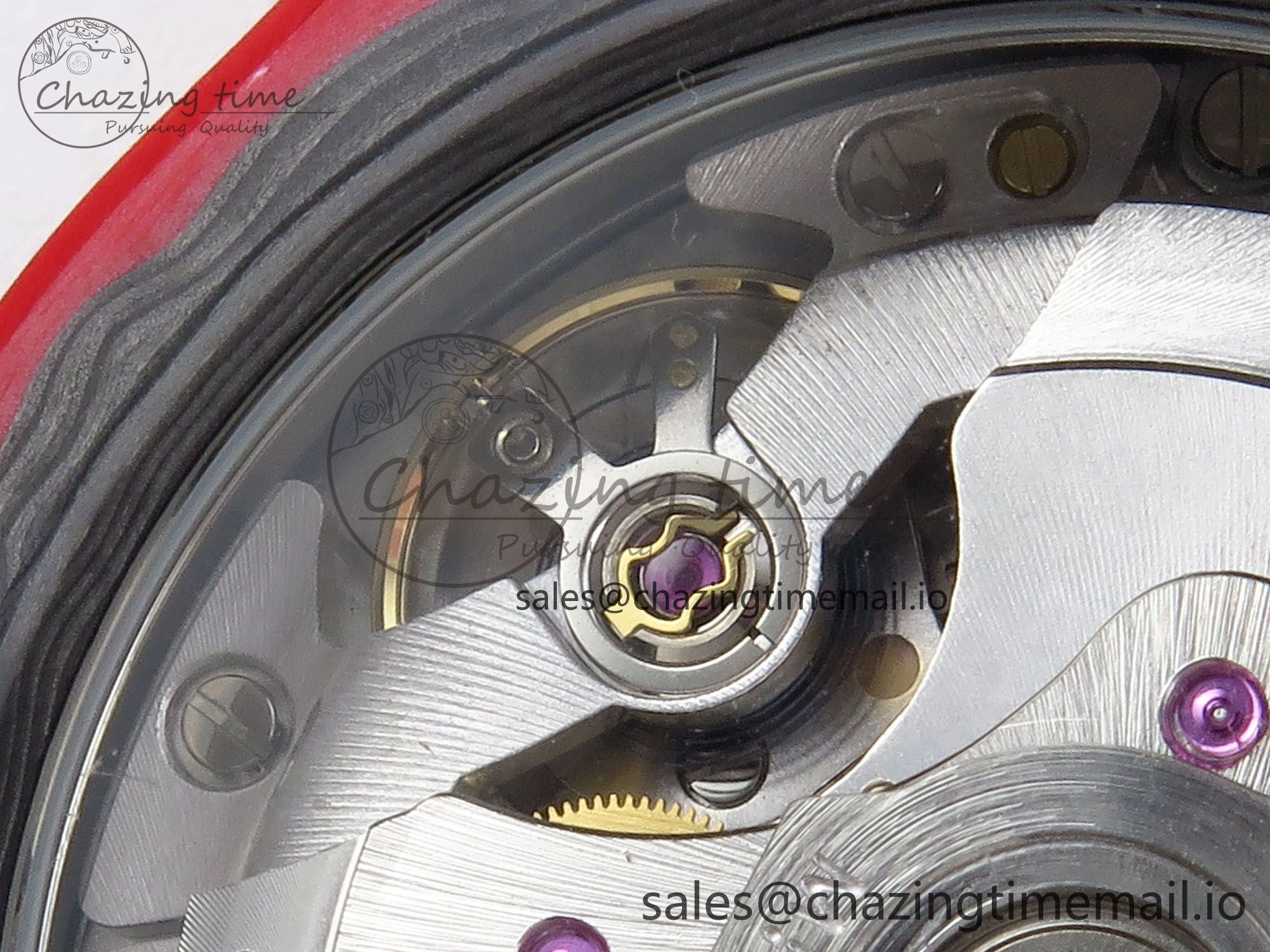 Daytona DIW Red Carbon KALA DIWF Best Edition Red White Dial on Black Nylon Strap SH4130