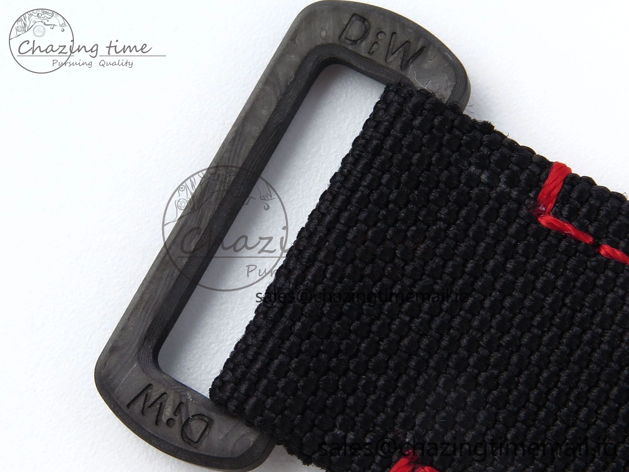 Daytona DIW Red Carbon KALA DIWF Best Edition Red White Dial on Black Nylon Strap SH4130
