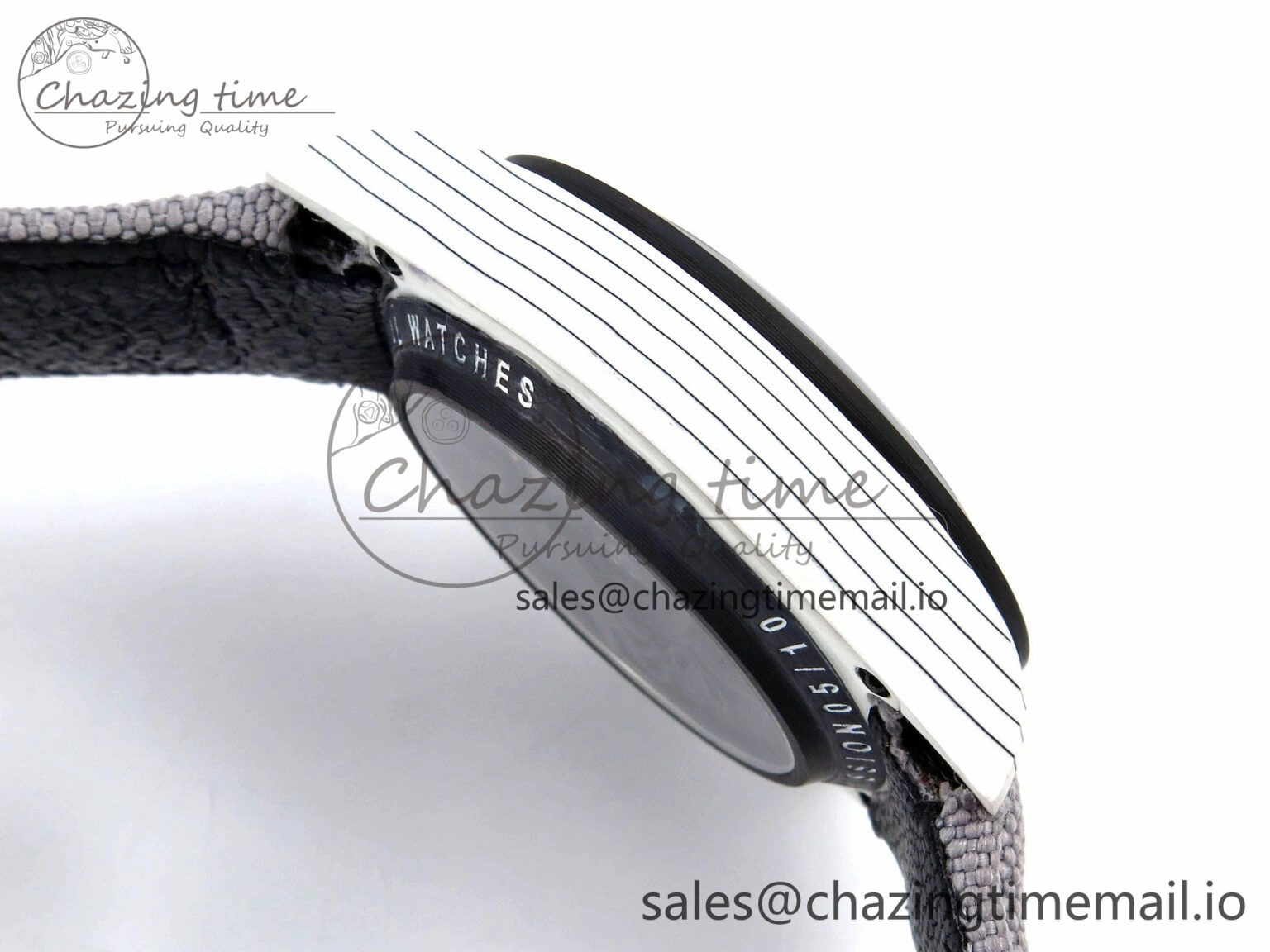 Daytona DIW Space Mission Gray Textured Dial on Gray Nylon Strap A4130 Clone