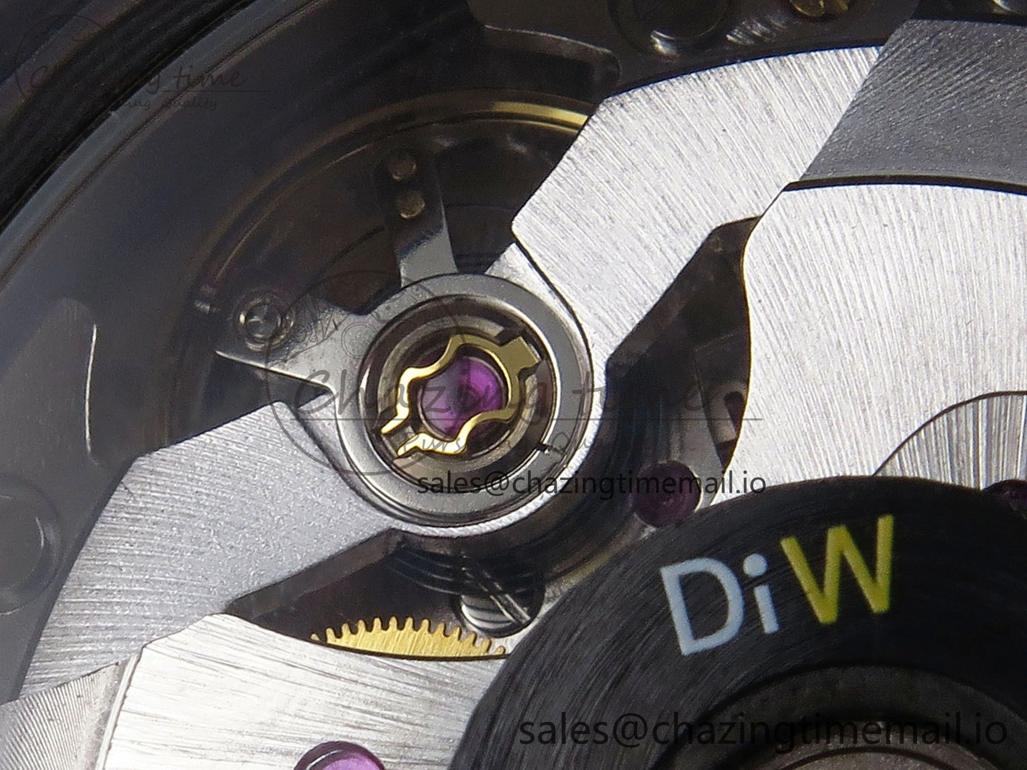 Daytona DIW Space Mission Gray Textured Dial on Gray Nylon Strap A4130 Clone