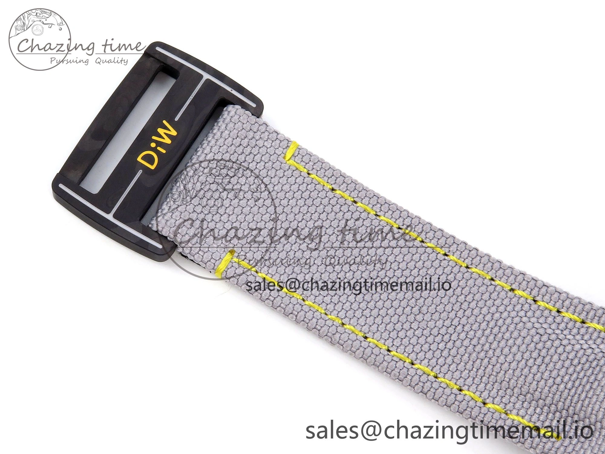 Daytona DIW Space Mission Gray Textured Dial on Gray Nylon Strap A4130 Clone