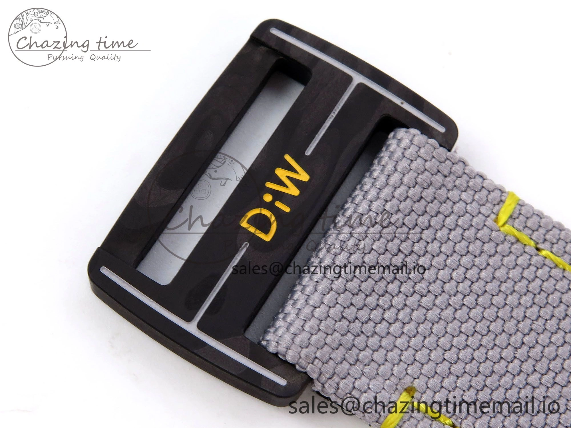 Daytona DIW Space Mission Gray Textured Dial on Gray Nylon Strap A4130 Clone