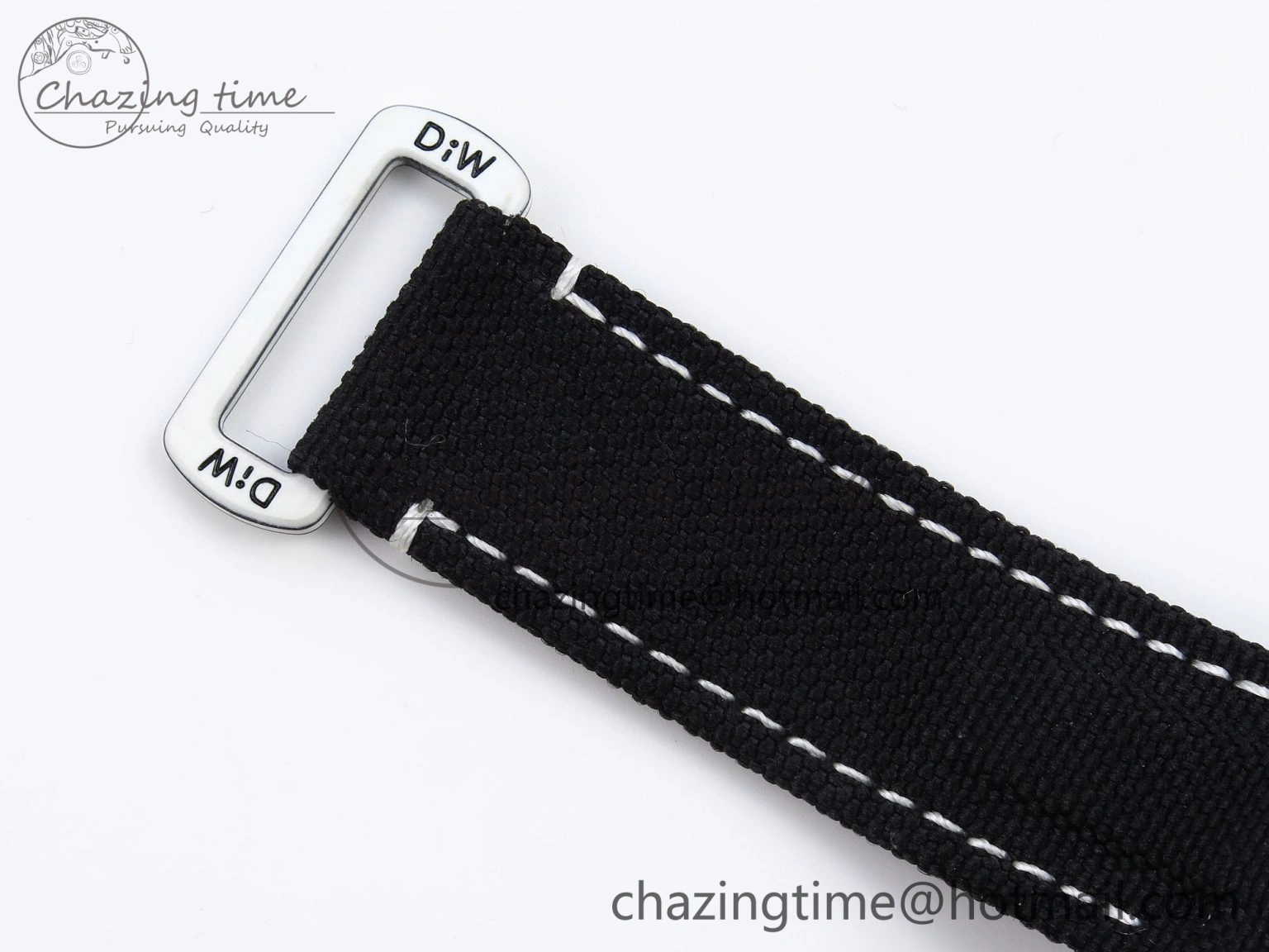 Daytona DIW White Carbon Case DIWF Edition Black White Dial on Black Nylon Strap A7750