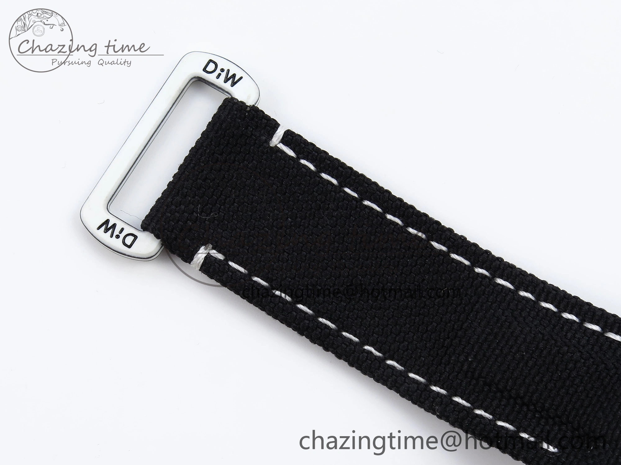Daytona DIW White Carbon Case DIWF Edition Black White Dial on Black Nylon Strap A7750