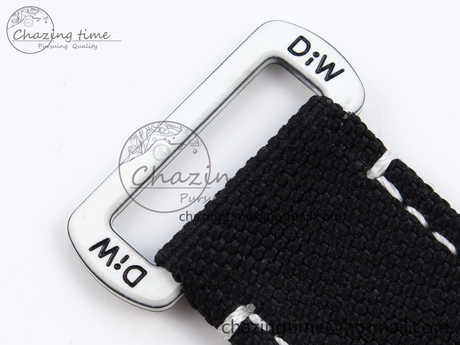 Daytona DIW White Carbon Case DIWF Edition Black White Dial on Black Nylon Strap A7750