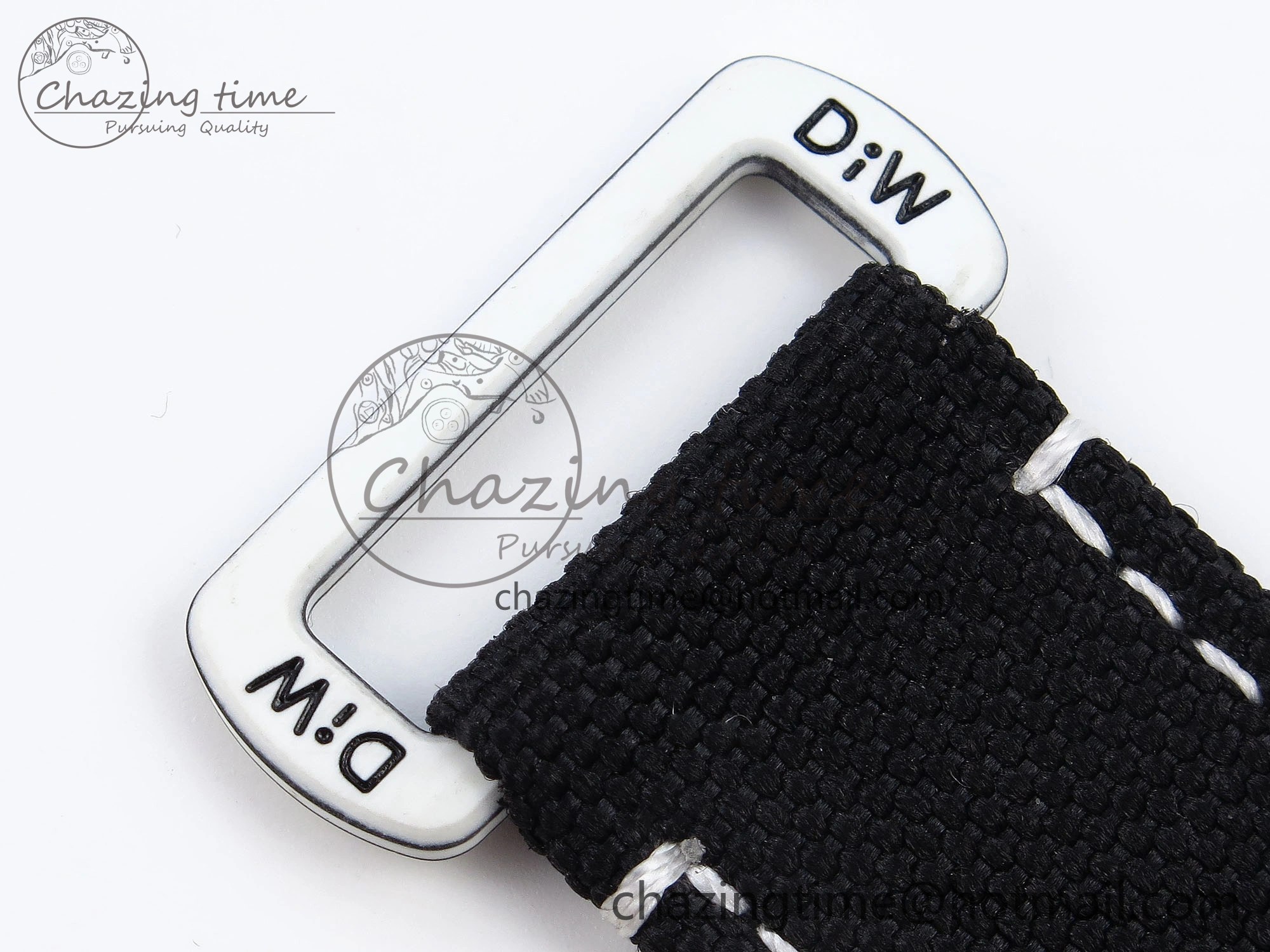 Daytona DIW White Carbon Case DIWF Edition Black White Dial on Black Nylon Strap A7750