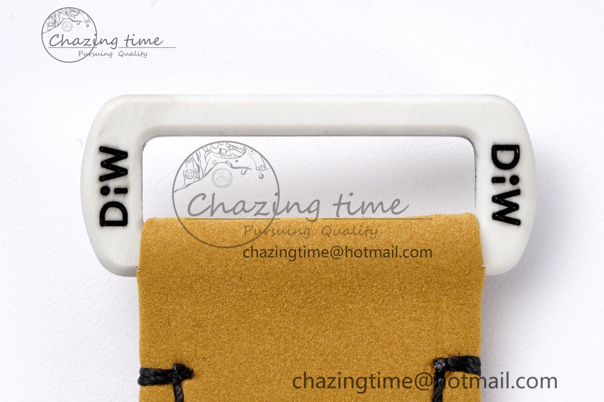 Daytona DIW White Carbon Case YG Bezel DIWF Edition YG Dial on Brown Leather Strap A7750