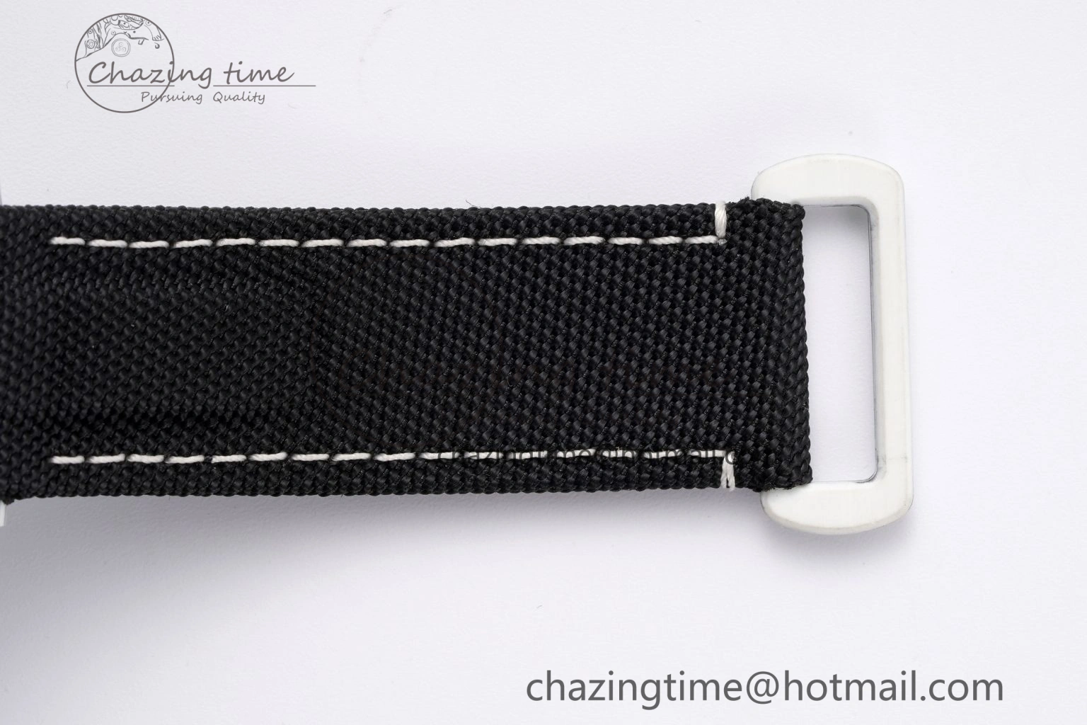 Daytona DIW White Carbon Case and Bezel Noob Best Edition White Black Dial on Black Nylon Strap SA4130