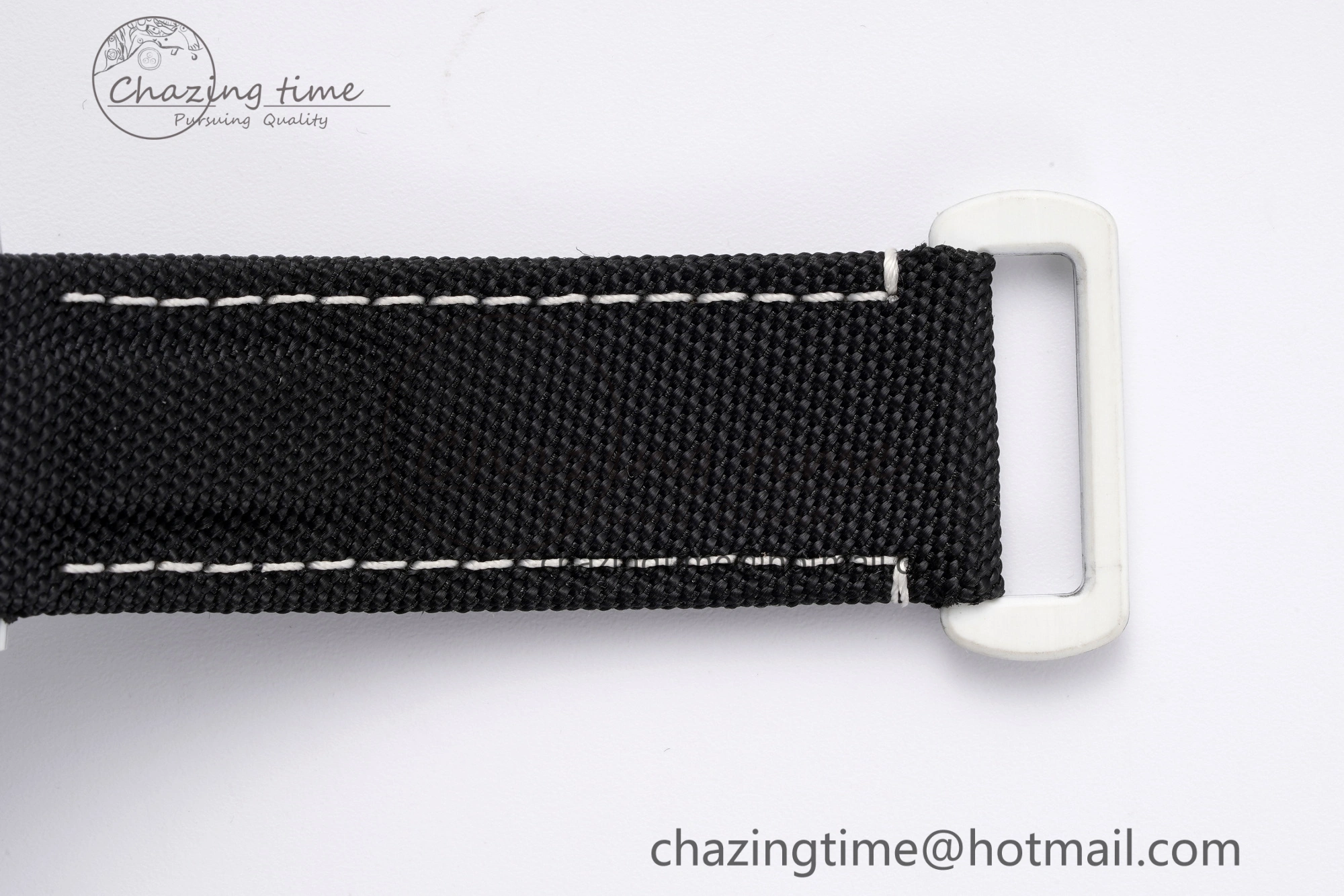 Daytona DIW White Carbon Case and Bezel Noob Best Edition White Black Dial on Black Nylon Strap SA4130